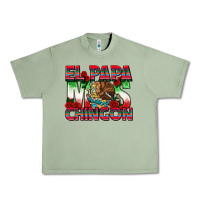 Oil Green El Papa Mas Chingon Urban Heavy Tee - texasbilliewilder