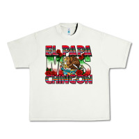 Pistachio El Papa Mas Chingon Urban Heavy Tee - texasbilliewilder