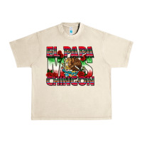 Sandshell El Papa Mas Chingon Urban Heavy Tee - texasbilliewilder