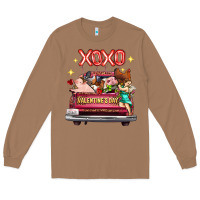 Toasted Coconut valentine's day truck farm animals cupid xoxo Long Sleeve Tee - FaDigitalArtStudio