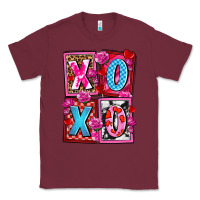 Burgundy xoxo with roses and candies olivia Classic Tee - OliviaCreatesArt