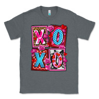 Charcoal Heather xoxo with roses and candies olivia Classic Tee - OliviaCreatesArt