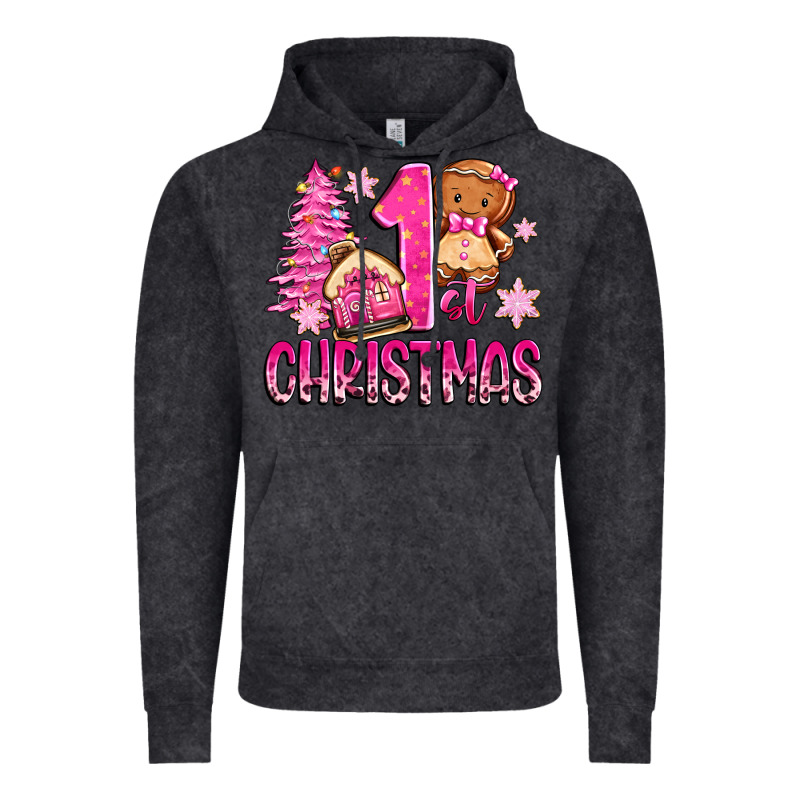 1st Christmas Gingerbread Girl Vintage Hoodie by Zillion Design Studio | Teevron