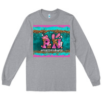 Heather Grey rn registered  nurse Long Sleeve Tee - AdoDesignShop