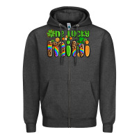 Charcoal Heather st patricks one lucky mini Zipper Hoodie - AdoDesignShop