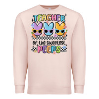 Pale Pink teacher of the sweetest Premium Sweatshirt - MaliasSmallBusiness
