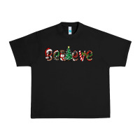 Black christmas believe Urban Heavy Tee - RanaPortraitStore