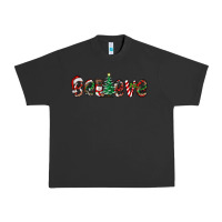 Pigment Black christmas believe Urban Heavy Tee - RanaPortraitStore