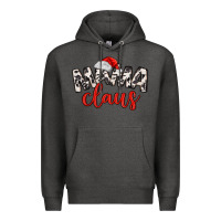 Charcoal Heather Mama Claus Premium Hoodie - MaliasSmallBusiness