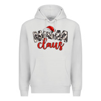 Dove Grey Mama Claus Premium Hoodie - MaliasSmallBusiness