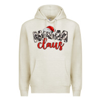Oatmeal Heather Mama Claus Premium Hoodie - MaliasSmallBusiness