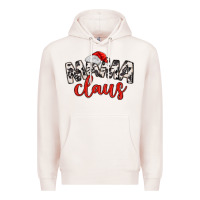 Pale Pink Mama Claus Premium Hoodie - MaliasSmallBusiness