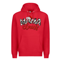 Red Mama Claus Premium Hoodie - MaliasSmallBusiness