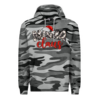 Slate Camo Mama Claus Premium Hoodie - MaliasSmallBusiness