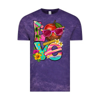 Cloud Purple love summer teacher Vintage Tee - texasbilliewilder