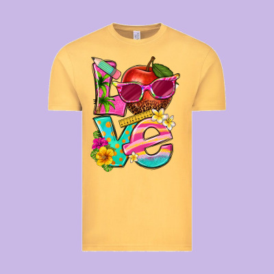 Love Summer Teacher Vintage Tee Designed By Texasbilliewilder