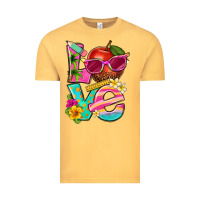Vintage Mustard love summer teacher Vintage Tee - texasbilliewilder