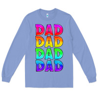 Colony Blue lgbtq dad Long Sleeve Tee - HRA Design Shop