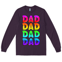 Plum lgbtq dad Long Sleeve Tee - HRA Design Shop
