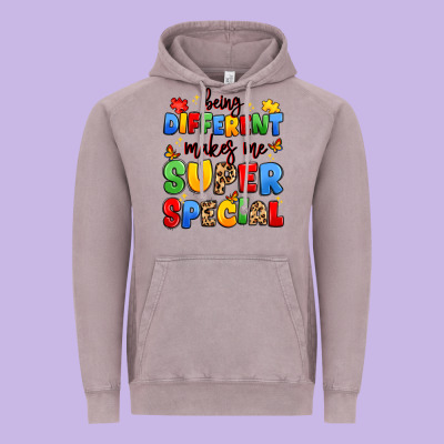 Being Different Makes Me Super Special Vintage Hoodie Designed By Jahusdesignshop