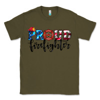 Army Green proud firefighter Classic Tee - HRA Design Shop