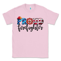 Bubblegum Pink proud firefighter Classic Tee - HRA Design Shop