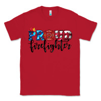 Red proud firefighter Classic Tee - HRA Design Shop
