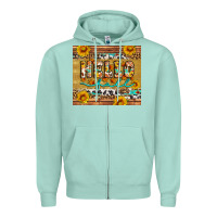 Seafoam western hello fall tumbler Zipper Hoodie - Artiststas