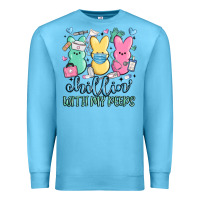 Ocean Blue chillin with my peeps Premium Sweatshirt - MaliasSmallBusiness