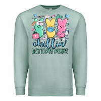 Seafoam chillin with my peeps Premium Sweatshirt - MaliasSmallBusiness