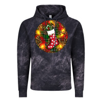 Cloud Black Santa Stocking Christmas Vintage Hoodie - RanaPortraitStore