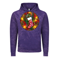 Cloud Purple Santa Stocking Christmas Vintage Hoodie - RanaPortraitStore