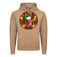 Vintage Coffee Santa Stocking Christmas Vintage Hoodie - RanaPortraitStore