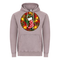 Vintage Zinc Santa Stocking Christmas Vintage Hoodie - RanaPortraitStore