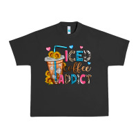 Pigment Black iced coffee addict Urban Heavy Tee - Zillion Design Studio