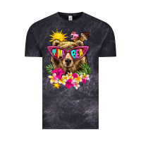 Cloud Black mama bear summer Vintage Tee - texasbilliewilder