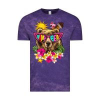 Cloud Purple mama bear summer Vintage Tee - texasbilliewilder