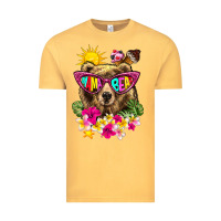 Vintage Mustard mama bear summer Vintage Tee - texasbilliewilder