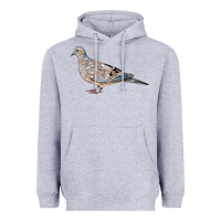 Heather Grey American Dove Heavyweight Hoodie - LillyAllenDesigns