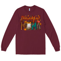 Burgundy thankful mama sheep Long Sleeve Tee - RacoonDesign