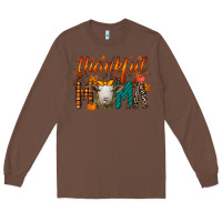 Chestnut thankful mama sheep Long Sleeve Tee - RacoonDesign