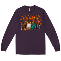 Plum thankful mama sheep Long Sleeve Tee - RacoonDesign