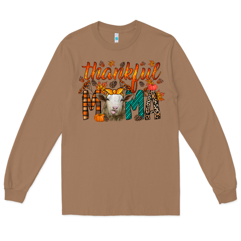 Thankful Mama Sheep Long Sleeve Tee by RacoonDesign | Teevron