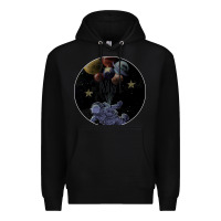Black Space Travel Premium Hoodie - Bettercallsaul