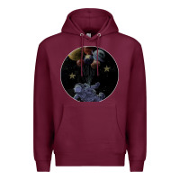 Burgundy Space Travel Premium Hoodie - Bettercallsaul