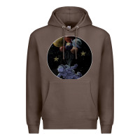 Coffee Space Travel Premium Hoodie - Bettercallsaul
