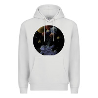 Dove Grey Space Travel Premium Hoodie - Bettercallsaul