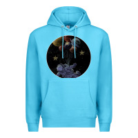 Ocean Blue Space Travel Premium Hoodie - Bettercallsaul
