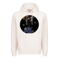 Pale Pink Space Travel Premium Hoodie - Bettercallsaul