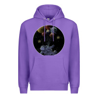 Purple Space Travel Premium Hoodie - Bettercallsaul